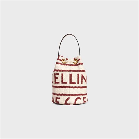 Teen Drawstring in Textile with Celine All